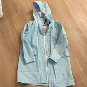 Joe Fresh Sky Blue Hooded rain coat